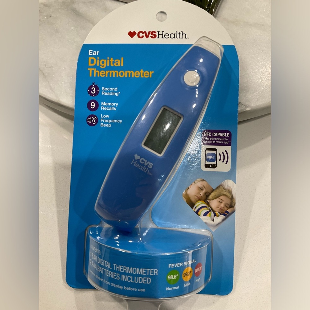 CVS Ear Digital Thermometer NWT